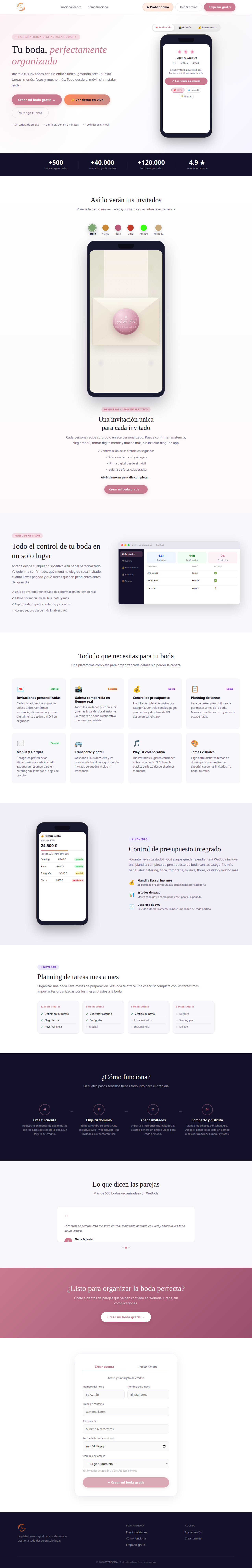 Galería Colaborativa de Fotos: Cómo Compartir las Fotos de Vuestro Matrimonio con los Invitados en Weboda.app